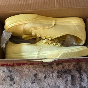 Yellow Canvas Sneakers